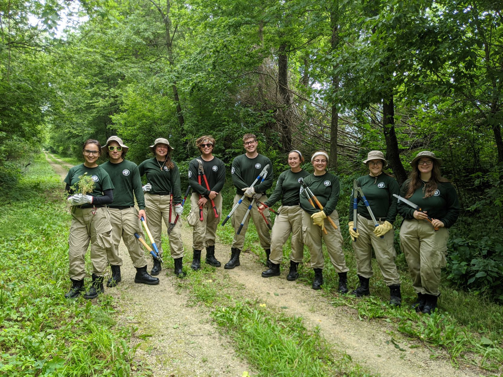 Giving the Old Creamery Trail a trim